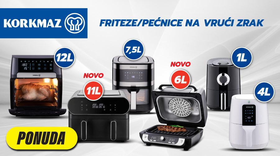 Korkmaz Air friteze na vrući zrak