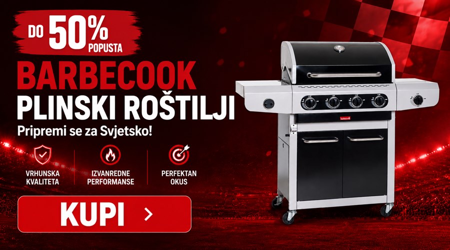 Pripremi se za Svjetsko uz odlične Barbecook roštilje