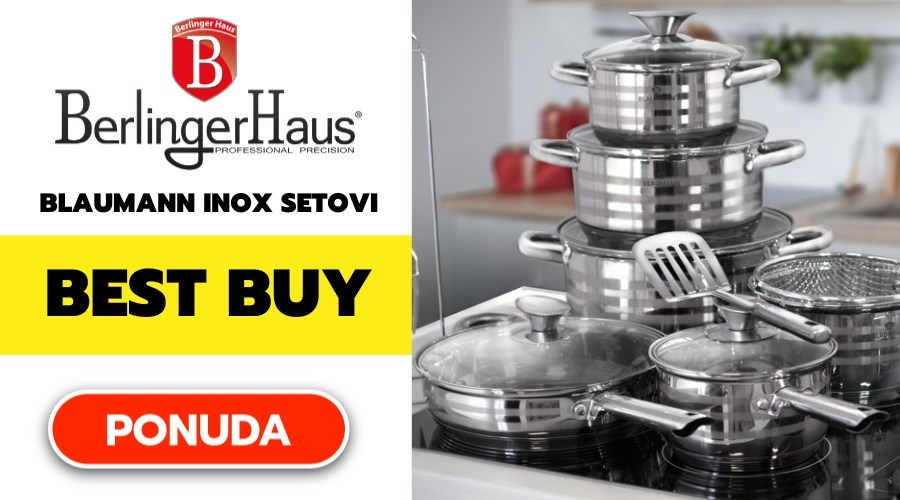 Blaumann najpovoljniji inox setovi lonaca na tržištu