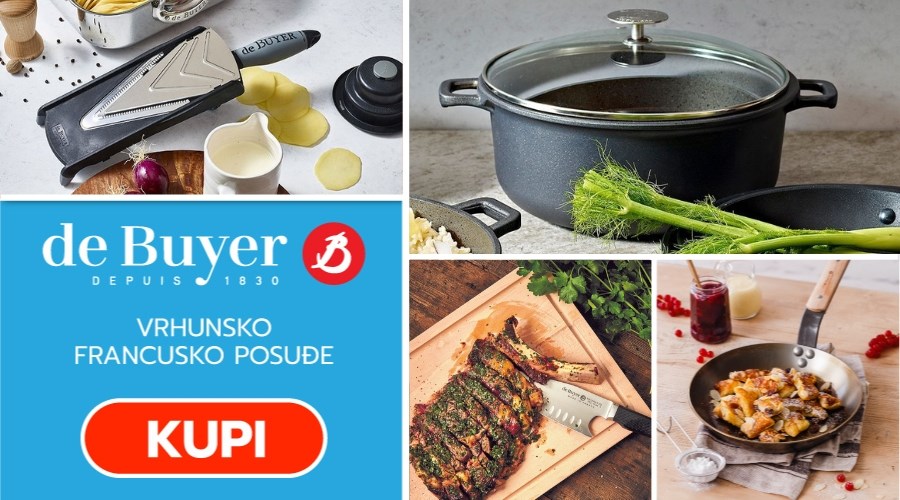 Vrhunsko de Buyer posuđe i kuhinjski pribor