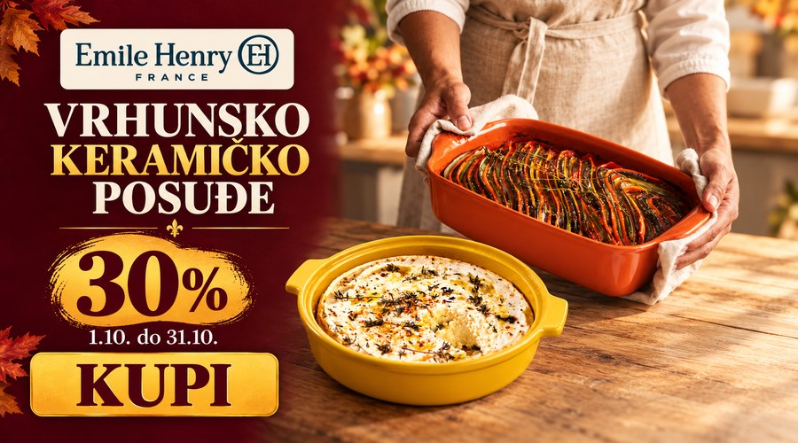 Emile Henry vrhunsko francusko keramičko posuđe