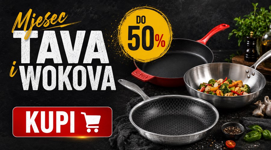 Mjesec tava i wokova: najbolja ljetna ponuda uz popuste do 50%