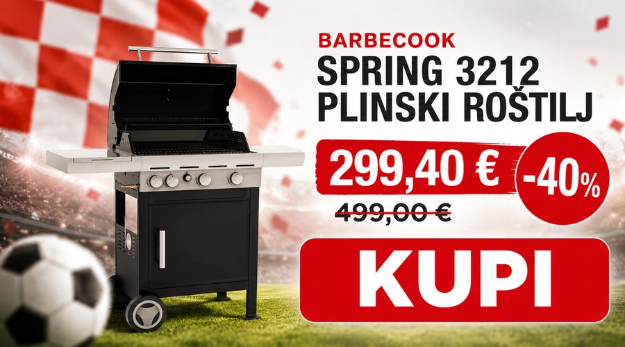 Barbecook Spring 3212 plinski roštilj najbolji izbor za početnike