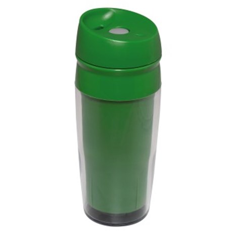 XAVAX Travel Drinking Cup, 0.4l, green