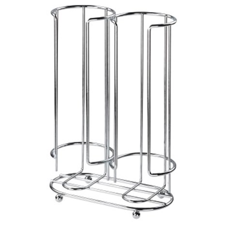 XAVAX Doppio Coffee Capsule Stand for Tassimo, 26 capsules, silver