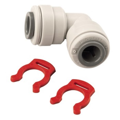 XAVAX Angle Connector for Plastic Pipes, 1/4