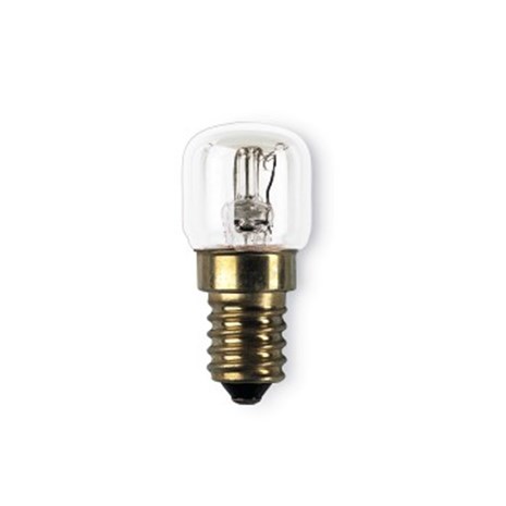 XAVAX Oven Bulb, 15W, 300Â°, E14, pear-shaped, clear
