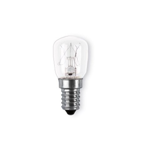 XAVAX Bulb for Cooling Appliances, 15W, E14, pear-shaped, clear