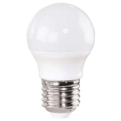 XAVAX LED Bulb, E27, 470lm replaces 40W, drop bulb, warm white