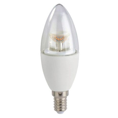 XAVAX LED Bulb, E14, 470lm replaces 40W, candle bulb, warm white, dimmble