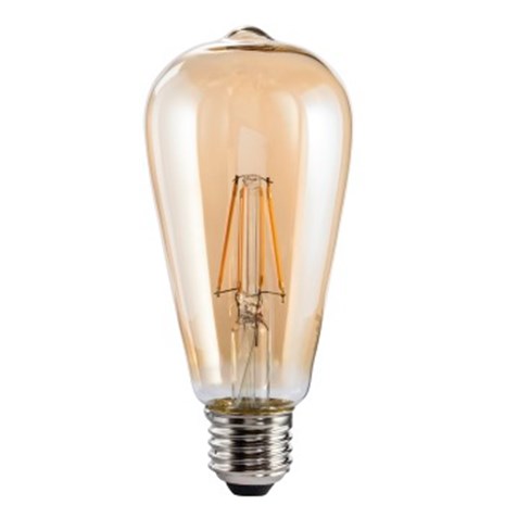 XAVAX LED Filament, E27, 600lm replaces 47W, vintage bulb, warm, dimmble