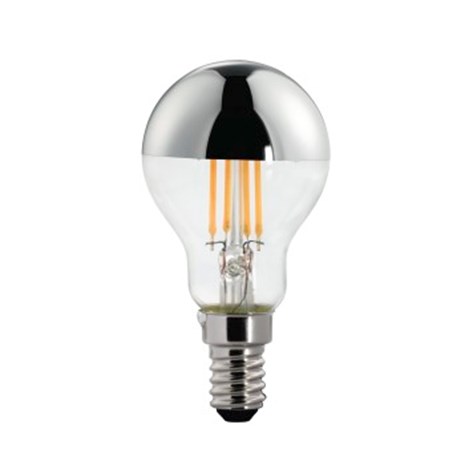 XAVAX LED Filament, E14, 400 lm replaces 35W, drop bulb, warm white