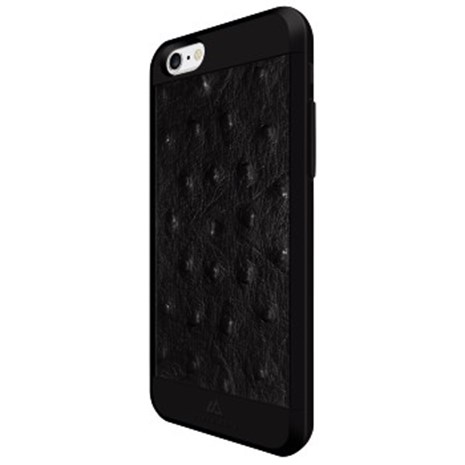 HAMA Material Case Ostrich Cover for Apple iPhone 6/6s, ostrich leather, black