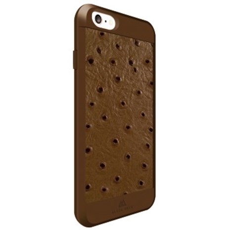 HAMA Material Case Ostrich Cover for Apple iPhone 6/6s, ostrich leather, brown