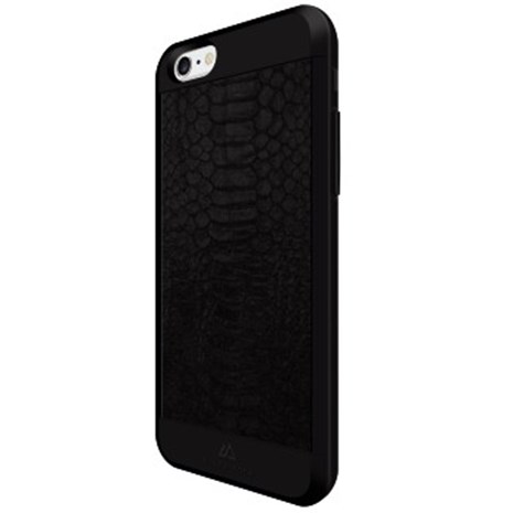 HAMA Material Case Snake Cover for Apple iPhone 6/6s, genuine leather, black