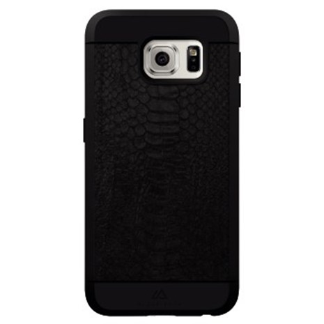 HAMA Material Case Snake Cover for Samsung Galaxy S6, genuine leather, black