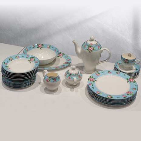Grill King Table Porcelain Roses 35 dijelni set/servis za jelo