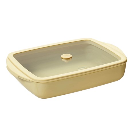 Pebbly Baking Tray stakleni pekač/posuda za spremanje s poklopcem