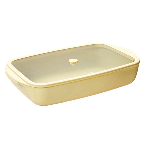 Pebbly Baking Tray stakleni pekač/posuda za spremanje s poklopcem