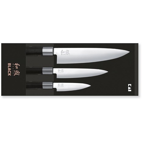 Kai Wasabi Black 3u1 set noževa 6710P+6715U+6720C