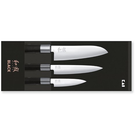 Kai Wasabi Black 3u1 set noževa 6710P+6715U+6716S