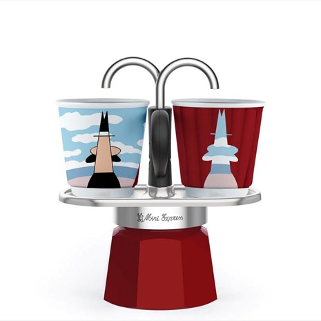 Bialetti Mini Express Magritte kafetijera, 2 šalice