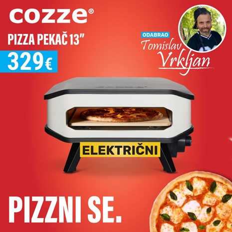 Cozze 13" električni pizza pekač s vratima