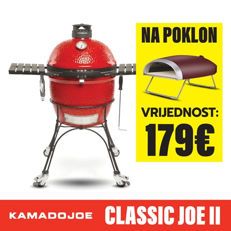 Kamado Joe Classic Joe II keramički roštilj na ugljen s postoljem, 18"/46 cm