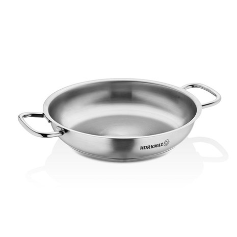 Korkmaz Proline Paella Satin niska tava s 2 ručke