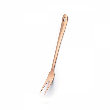 Korkmaz Twisty Rose Gold vilica za posluživanje