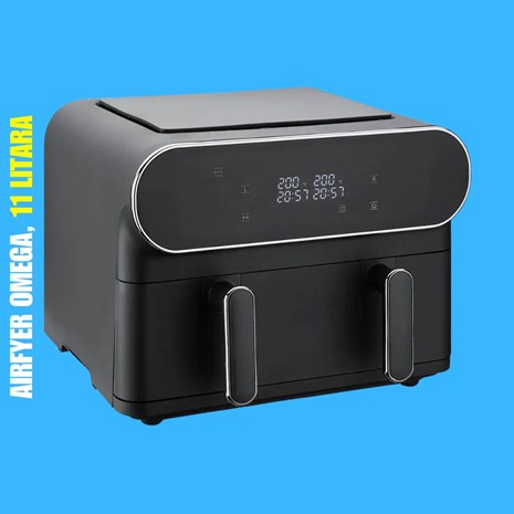 Korkmaz Omega Airfryer friteza/pećnica na vrući zrak, 11 l