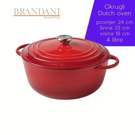 Brandani okrugli Dutch oven