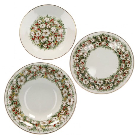 Brandani Batuffoli Porcelain 18 dijelni set suđa