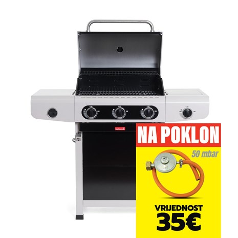 Barbecook Siesta 310 Black Edition plinski roštilj + plinski regulator s crijevom