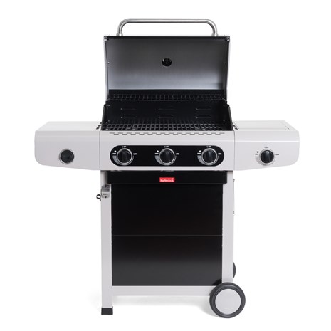 Barbecook Siesta 310 Black Edition plinski roštilj + plancha + plinski regulator s crijevom