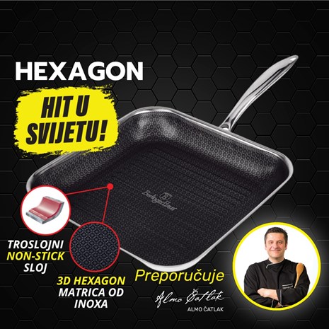 Berlinger Haus Hexagon non-stick grill tava