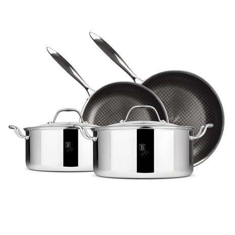 Berlinger Haus Hexagon (3D inox matrica) non-stick 6u1 set posuđa