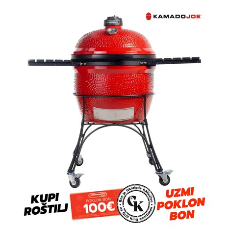 Kamado Joe Big Joe Series I keramički roštilj na ugljen s postoljem, 24"/61 cm