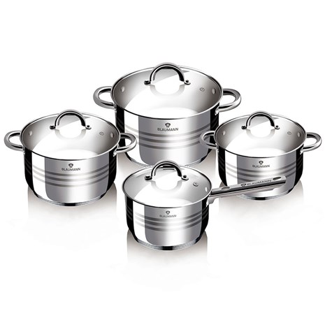 Blaumann Gourmet 8u1 set inox posuđa