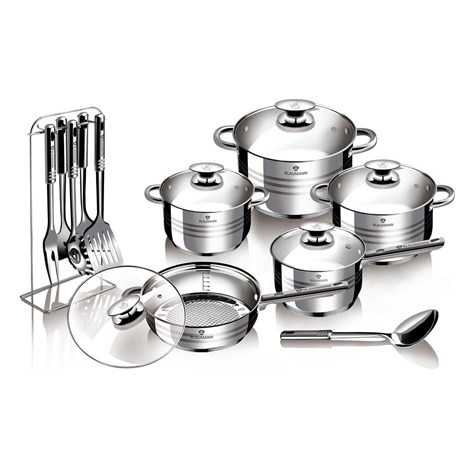 Berlinger Haus Blaumann Gourmet 17u1 set inox posuđa