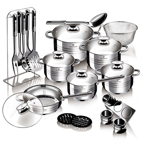 Blaumann Gourmet 27u1 set inox posuđa