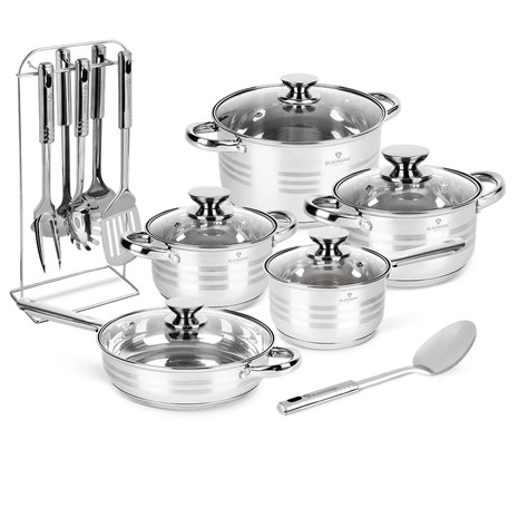 Berlinger Haus Blaumann Gourmet 17u1 set inox posuđa