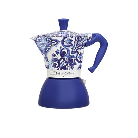 Bialetti Dolce&Gabbana Mediterrean blue Moka Induction, 6 šalica