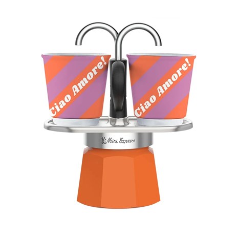Bialetti Ciao Amore Mini Express kafetijera, 2 šalice
