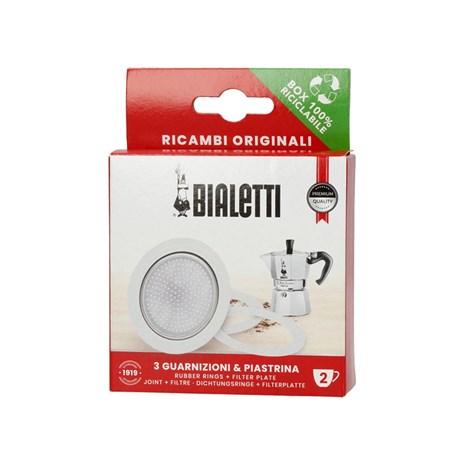 Bialetti set brtvi i filtera za kafetijere, 2 šalice