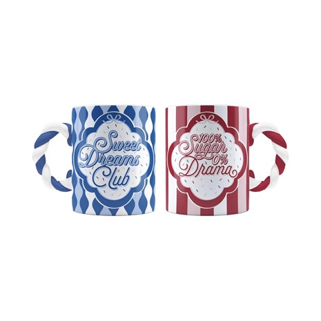 Bialetti Candyland Mug 2u1 set šalica