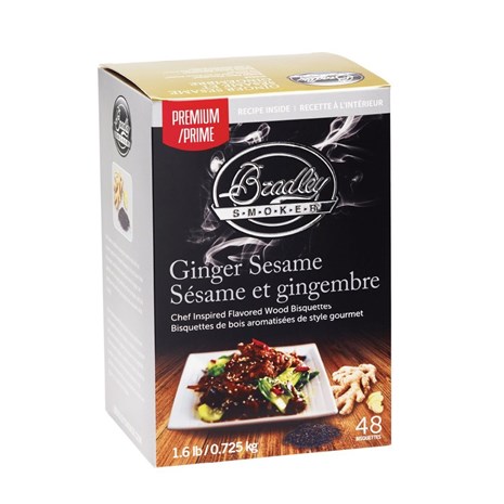 Bradley Smoker Ginger Sesame Premium briketi za dimljenje, 48 kom