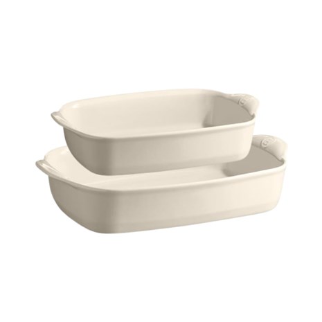 Emile Henry Ultime 2u1 set četvrtastih keramičkih pekača