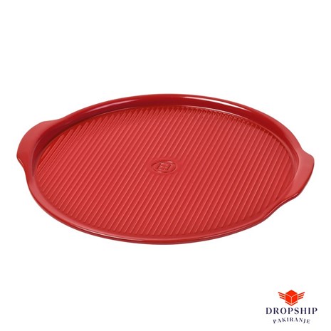 Emile Henry DS BBQ Ridged keramički pekač za pizzu