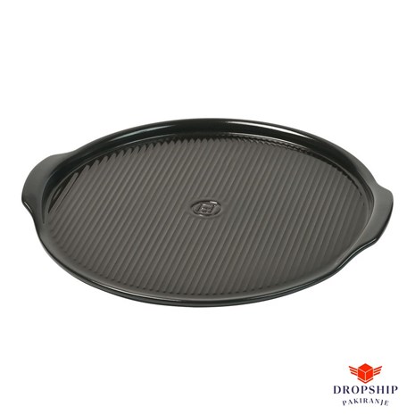 Emile Henry DS BBQ Ridged keramički pekač za pizzu